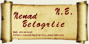 Nenad Belogrlić vizit kartica